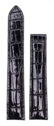 Zeige Details für Rhone Alligator Full Cut brillant, schwarz, 18/16 mm Bild von Rhone Alligator Full Cut brillant, schwarz, 18/16 mm