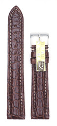 Zeige Details für Ocean Alligator round scales, braun, 18/16 mm Bild von Ocean Alligator round scales, braun, 18/16 mm