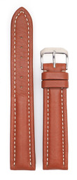 Zeige Details für Kalbleder Chrono Soft, cognac, 18/16 mm Bild von Kalbleder Chrono Soft, cognac, 18/16 mm