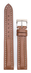 Zeige Details für Kalbleder Chrono Soft, cognac, Kautschukfutter, 18/16 mm Bild von Kalbleder Chrono Soft, cognac, Kautschukfutter, 18/16 mm