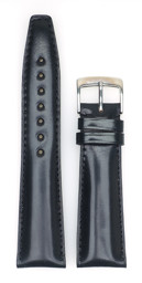 Zeige Details für Shell Cordovan SCE, schwarz, 22/18 mm Bild von Shell Cordovan SCE, schwarz, 22/18 mm