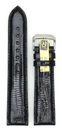 Zeige Details für Teju Eidechse Classic, schwarz, 20/18 mm Bild von Teju Eidechse Classic, schwarz, 20/18 mm