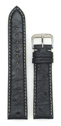 Zeige Details für Strauß Classic Kontrastnaht, schwarz, 20/18 mm Bild von Strauß Classic Kontrastnaht, schwarz, 20/18 mm