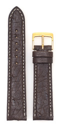 Zeige Details für Strauß Classic Kontrastnaht, dunkelbraun, 18/16 mm, Damenlänge Bild von Strauß Classic Kontrastnaht, dunkelbraun, 18/16 mm, Damenlänge