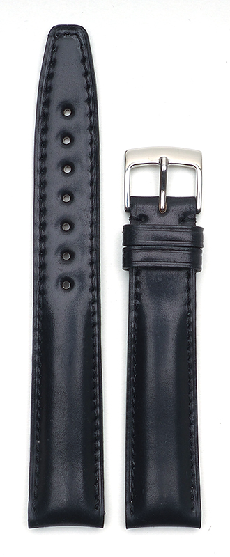 Bild von Swiss Carreé Maxx - Shell Cordovan, schwarz, 18/16 mm