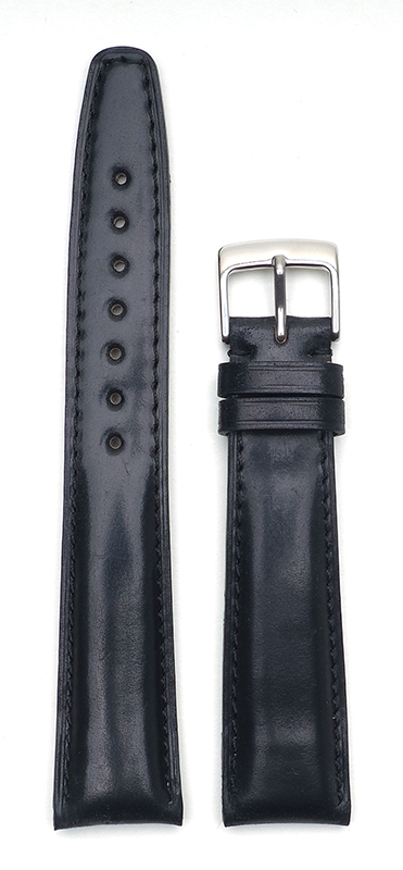 Bild von Swiss Carreé Maxx - Shell Cordovan, schwarz, 20/16 mm
