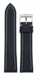 Bild von Kautschuk Chrono Soft Diver, schwarz, 24/20 mm XL
