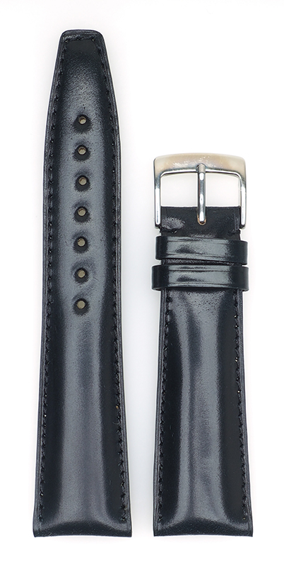 Bild von Shell Cordovan SCE, schwarz, 22/18 mm