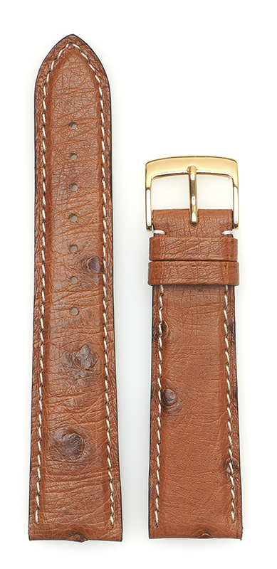 Bild von Strauß Classic Kontrastnaht, cognac, 21/18 mm