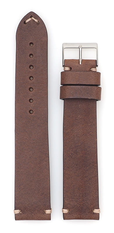 Bild von Saddle Vintage non-stitched, dunkelbraun, 22/20 mm, XL-Überlänge