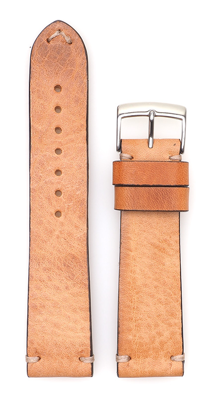 Bild von Saddle Vintage non-stitched, natur, 22/20 mm