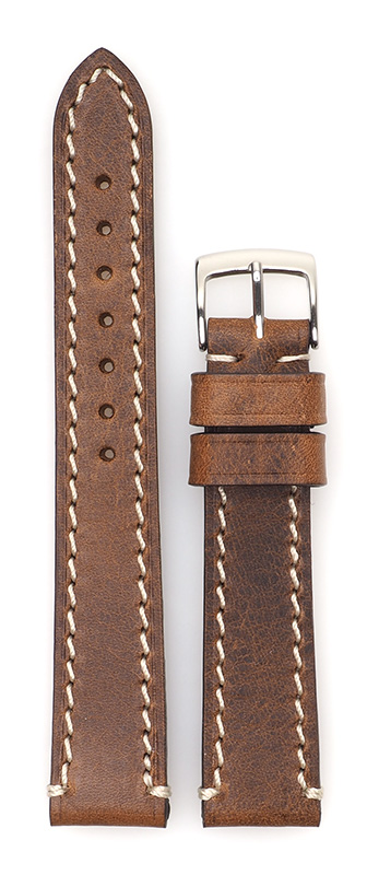 Bild von Saddle Vintage stitched, hellbraun, 18/16 mm