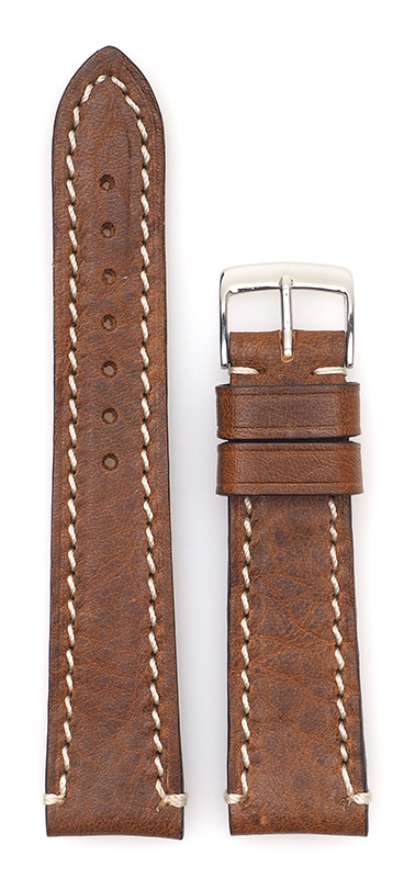 Bild von Saddle Vintage stitched, hellbraun, 21/18 mm