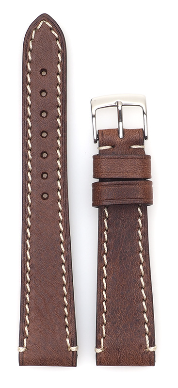 Bild von Saddle Vintage stitched, dunkelbraun, 20/16 mm