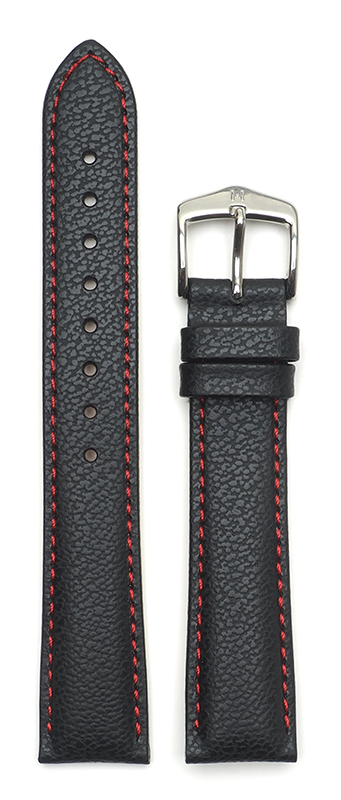 Bild von Jumper, schwarz, rote Naht, 18/16 mm