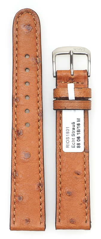 Bild von Echt Strauß, cognac, 18/16 mm